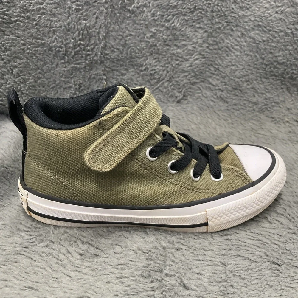 Converse Chuck Taylor All Star Malden Street Mid Top Sneaker Green Boy Youth 12